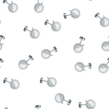 Pattern makeup table mirror cartoon vector Stock Illustration