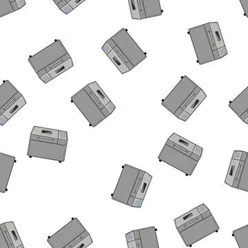 Pattern making bread maker cartoon vector Stock Illustration