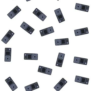 Pattern man action camera cartoon vector Stock Illustration