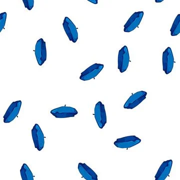 Pattern man beret cartoon vector イラスト素材