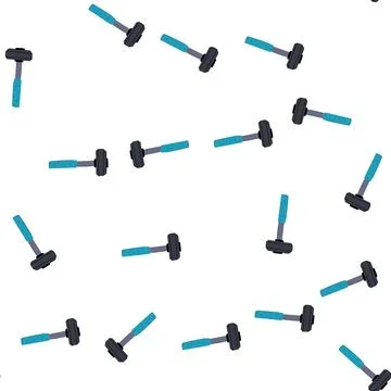 Pattern man mason s hammer cartoon vector イラスト素材