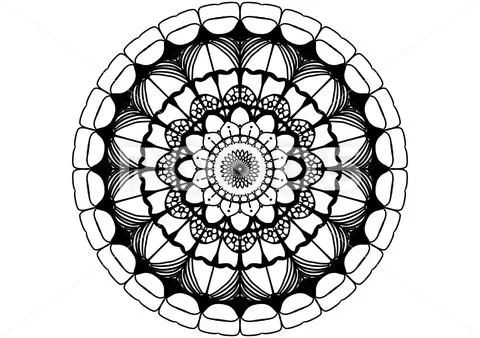 Black And White Flower, Mandala, Tattoo, Mehndi, Henna, Ornament, Drawing,  Yoga, Mandala, Tattoo, Mehndi png | PNGWing