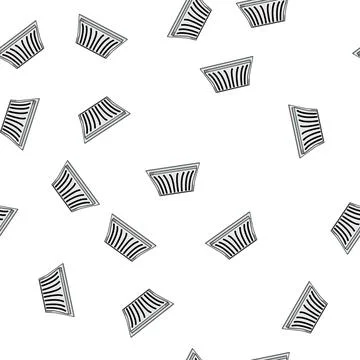 Pattern manhole drain cover cartoon vector Stock Illustration