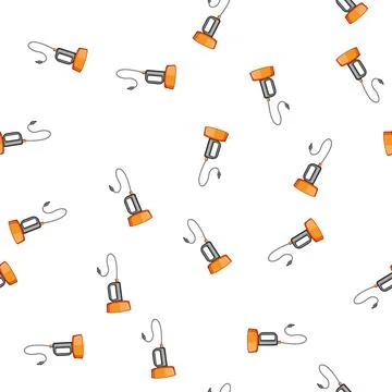 Pattern manual drain snake cartoon vector イラスト素材