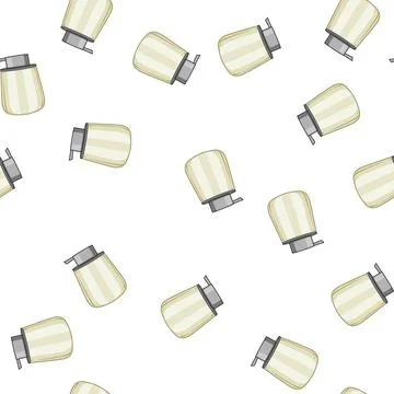 Pattern manual liquid soap dispenser cartoon vector 스톡 일러스트