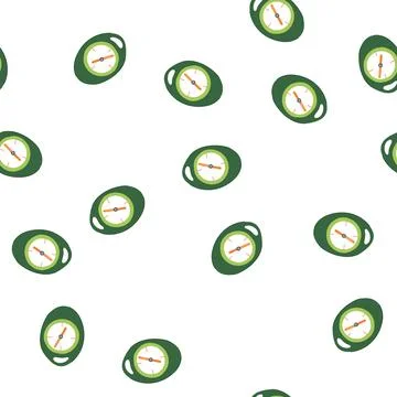 Pattern map compass cartoon vector 스톡 일러스트