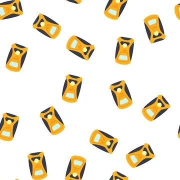 Pattern mapping gps beacon cartoon vector Stock Illustration