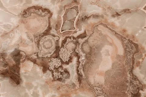 Pattern of marble tiles with stone texture in color the year 2025 mocha mouss Stock Photos