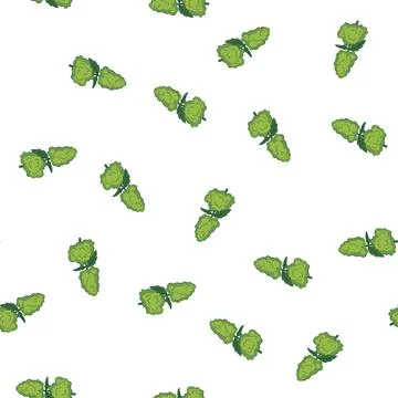 Pattern marijuana weed bud cartoon vector Stock Illustration