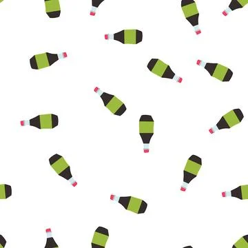 Pattern marinade soy sauce cartoon vector Stock Illustration