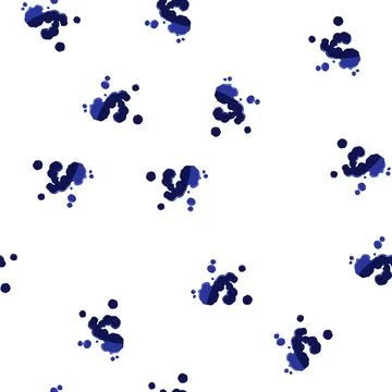 Pattern mark ballpoint pen splatter cartoon vector Stockillustratie