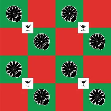 Pattern of martini glasses Stock Illustration