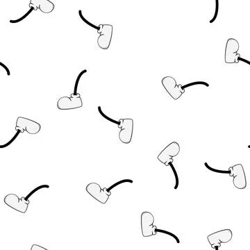 Pattern mascot cartoon leg cartoon vector Stock Illustration