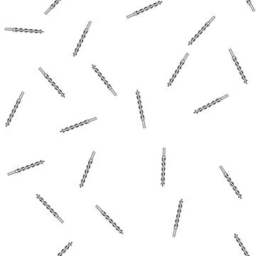 Pattern masonry drill bit cartoon vector Illustrazione stock