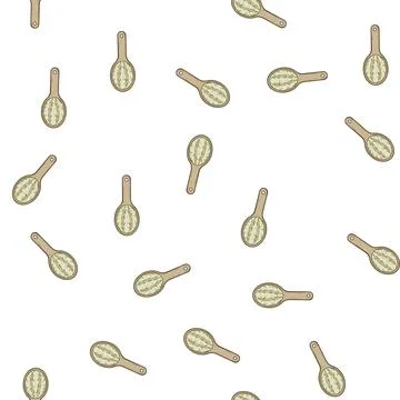 Pattern massage soft baby brush cartoon vector 库存插图