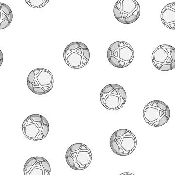 Pattern match soccer ball cartoon vector Stockillustratie