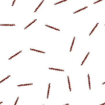 Pattern material suture cartoon vector Stock Illustration