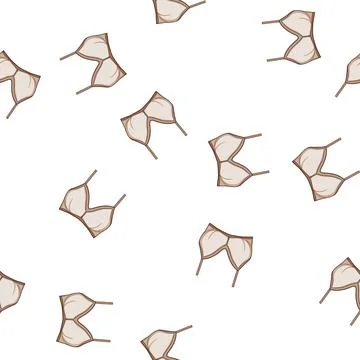 Pattern maternity bra modern cartoon vector Stock Illustration