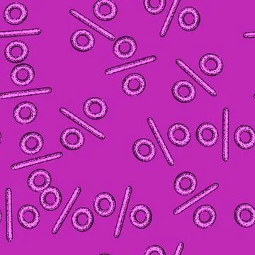 Pattern math percentage sign sketch hand drawn Stock Illustration