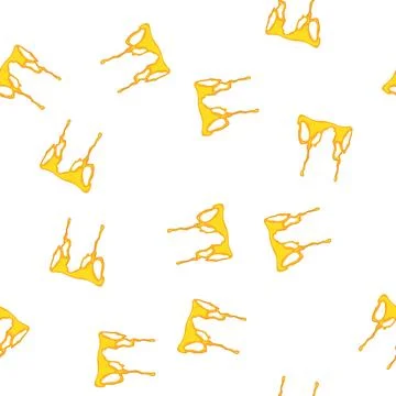 Pattern mechanic dripping oil stain cartoon vector イラスト素材