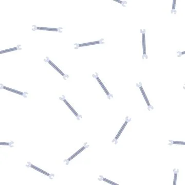 Pattern mechanic wrench cartoon vector イラスト素材
