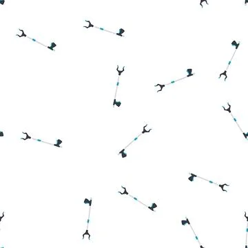 Pattern mechanical grabber tool cartoon vector イラスト素材