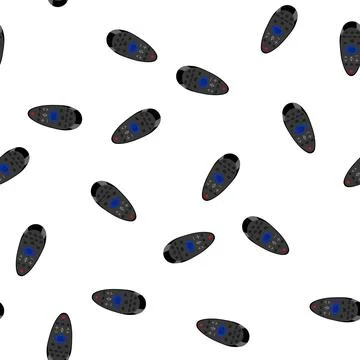 Pattern media tv remote cartoon vector 스톡 일러스트