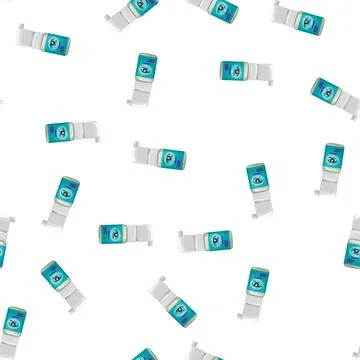 Pattern medical eye drop cartoon vector 스톡 일러스트