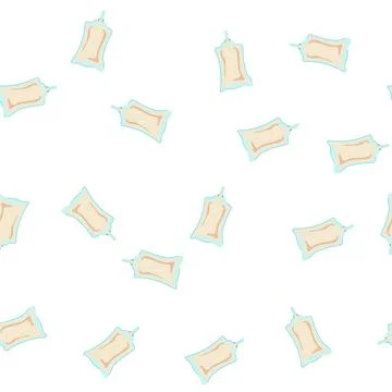 Pattern medical iv fluid bag cartoon vector 스톡 일러스트