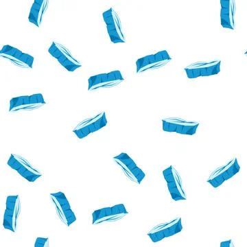 Pattern melt ice crack cartoon vector 库存插图