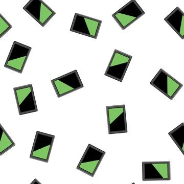 Pattern memory ssd storage cartoon vector 库存插图