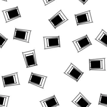 Pattern menu outdoor chalkboard cartoon vector Illustrazione stock