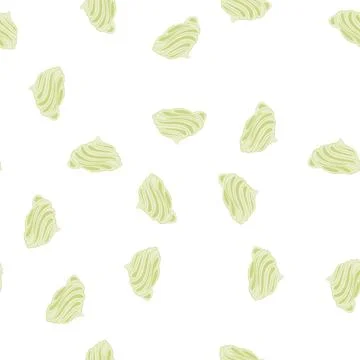 Pattern meringue meringue cartoon vector Stock Illustration