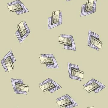 Pattern message mail paper sketch hand drawn Illustrazione stock