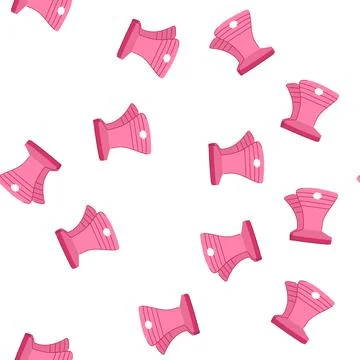 Pattern metal binder clip cartoon vector Illustrazione stock