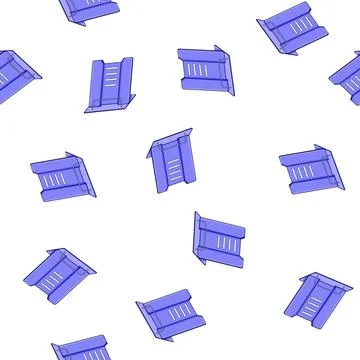Pattern metal book reading stand cartoon vector 스톡 일러스트