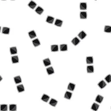 Pattern metal cufflinks cartoon vector Stock Illustration
