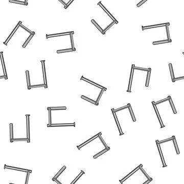 Pattern Metal kitchen paper towel rack holder Stock Illustration