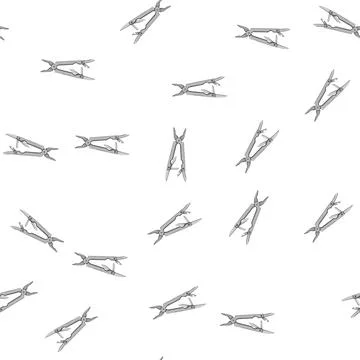 Pattern metal knife tool cartoon vector Stock Illustration