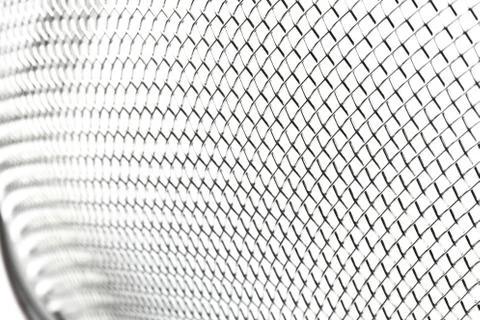 Pattern of Metal mesh sieve for background Stock Photos
