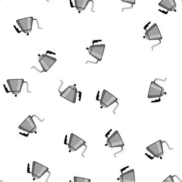 Pattern metal steel drip kettle cartoon vector イラスト素材