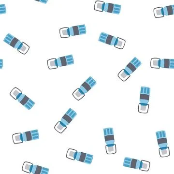Pattern metal thermos bottle cartoon vector Stock Illustration
