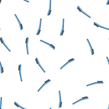 Pattern metal wire brush cartoon vector 库存插图