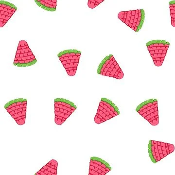 Pattern mexico pinata cartoon vector Stock-Illustration