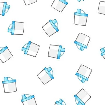 Pattern microwave food storage container baby cartoon vector Stockillustratie