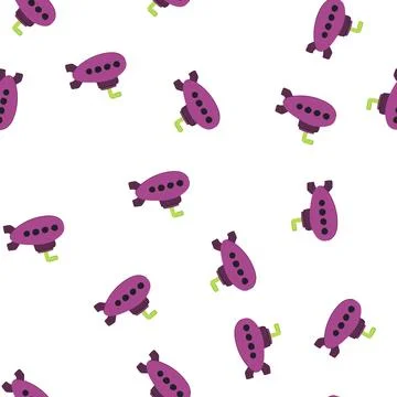Pattern military submarine cartoon vector Stock Illustration