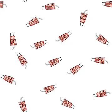 Pattern milk soda cup character cartoon vector Stock Illustration