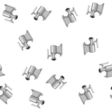 Pattern mincer meat grinder cartoon vector Stock Illustration