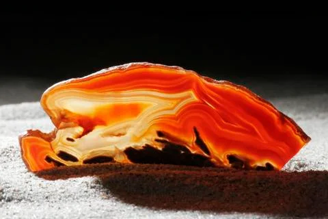 Pattern mineral chalcedony agate chalcedon micro Stock Photos