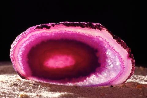 Pattern mineral chalcedony carnelian chalcedon 7 Stock Photos